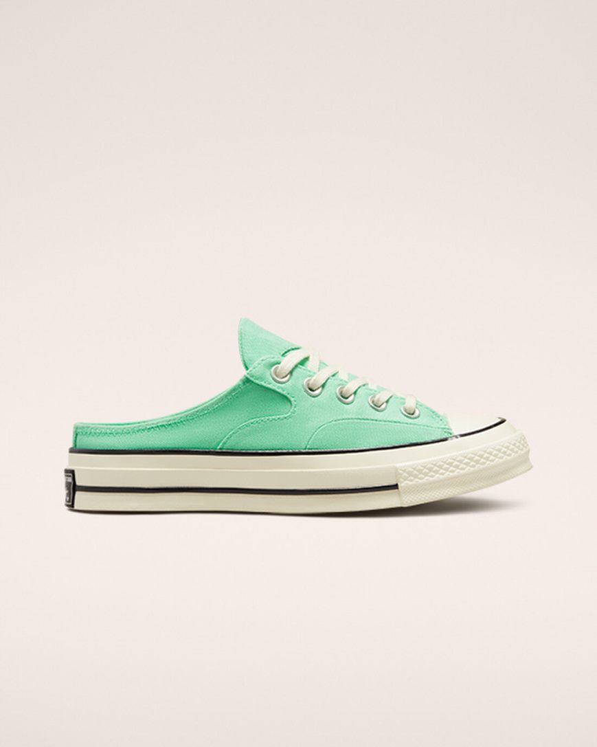 Dámské Boty Nízké Converse Chuck 70 Mule Zelene Černé | CZ UJAD13